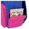 Desenhos animados feitos sob encomenda multicoloridos do saco de escola primária com material do poliéster