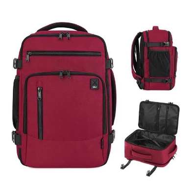 Mochila de viagem durável embaixo do assento da companhia aérea Mochila de viagem aprovada Mochila com vários bolsos