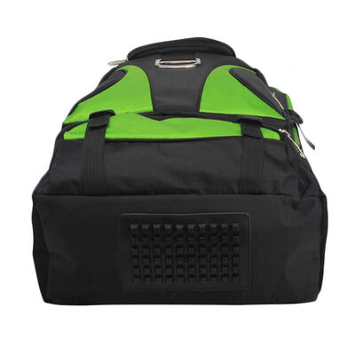 Mochila de basquetebol Mochila de desporto ao ar livre Preto com acentos laranja Durável e elegante Projetado para suportar condições ao ar livre
