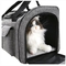 Saco de viagem para transporte de animais de estimação com logotipo personalizado respirável com vários bolsos