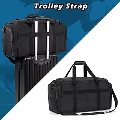 Divisores de compartimento ajustáveis Sneaker Duffle Gym Bags com compartimento de sneaker