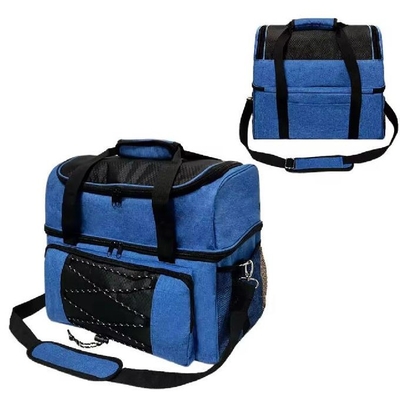 Saco de bolos esportivos personalizado Acessórios extra de bolos Saco de bolos de duas bolas com suporte de bola aconchegante