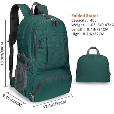 Mochila de montanha personalizada para caminhadas Mochila de viagem para acampamento ao ar livre