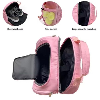 Mochila de Pickleball, Paddle Bag, Squash e Raquete de Badminton, com compartimento separado para sapatos.