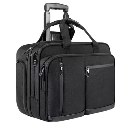 Saco de trolley de piloto à prova d'água com compartimentos múltiplos para viagens