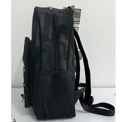 Moda Unisex estudantes mochila malha mochila de escola de verão malha mochila de praia
