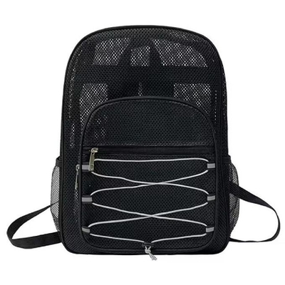 Moda Unisex estudantes mochila malha mochila de escola de verão malha mochila de praia