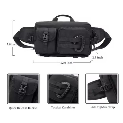 Saco de crossbody para homens versátil de caminhada