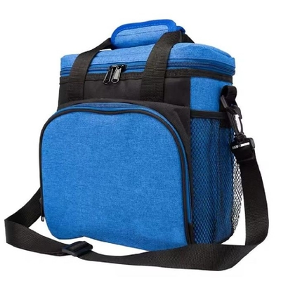 Saco de almoço isolado de escritório poliéster elegante fitness impermeável saco térmico refrigerador reutilizável