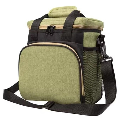 Saco de almoço isolado de escritório poliéster elegante fitness impermeável saco térmico refrigerador reutilizável