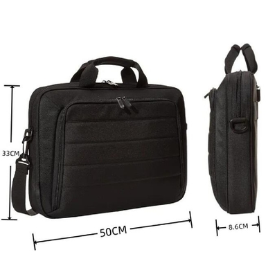 Resistente a chuvas Confortável Bolsa de Negócios Duplo Zipper Bolso Tote Bolso de Laptop