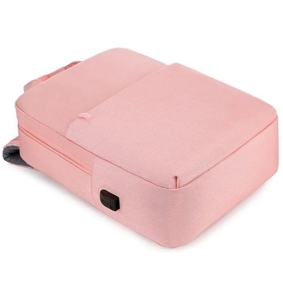 Viagens de negócios Bolsas à prova d'água para mulheres Moda Anti-roubo Mochilas portáteis com USB