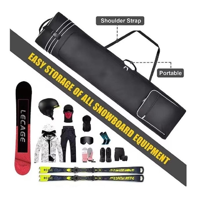 Saco de viagem de snowboard de almofada à prova d'água Saco de snowboard dobrável com rodas