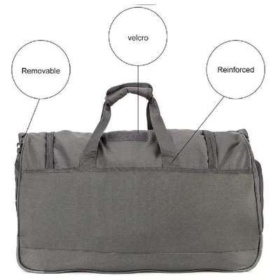 Saco esportivo de grande capacidade de ginásio à vista impermeável para viagens de fim de semana Saco de duffel