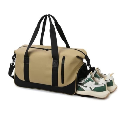Saco de ginástica de grande capacidade Separação seca e molhada Sacos de viagem com compartimento de sapatos