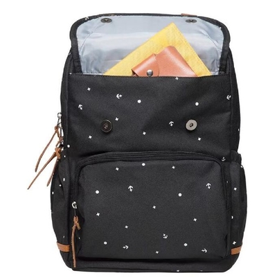Mochila escolar de poliéster com cinto de peito para meninas adolescentes
