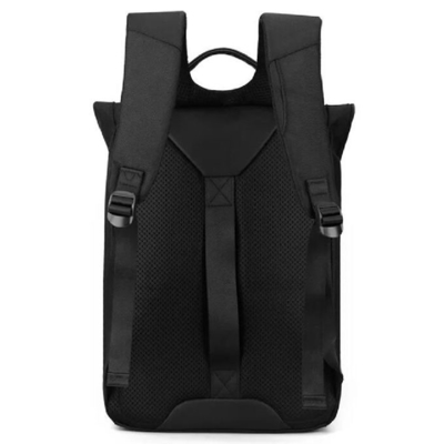 Bolsa de Nylon Roll Top Tuck Pack Mochila com Capa da Fivela Mochila portátil de viagens ao ar livre