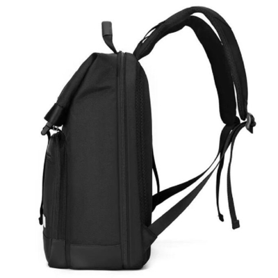 Bolsa de Nylon Roll Top Tuck Pack Mochila com Capa da Fivela Mochila portátil de viagens ao ar livre