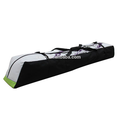 Saco esportivo de nylon preto personalizado com compartimento para laptop