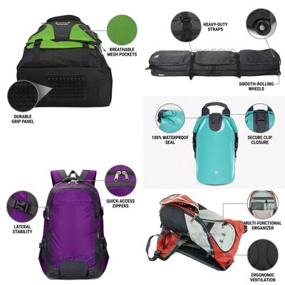 Saco de viagem pesado de tabuleiro de surf de rodas com almofada de espuma de 10 mm Proteção do nariz reforçada Longboard de capacidade de dois decks