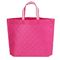 Cor cor-de-rosa azul que dobra sacos de mantimento amigáveis não tecidos de Eco dos sacos reusáveis