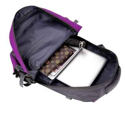 Saco de ginástica esportiva personalizado com compartimento para laptop e correias ajustáveis